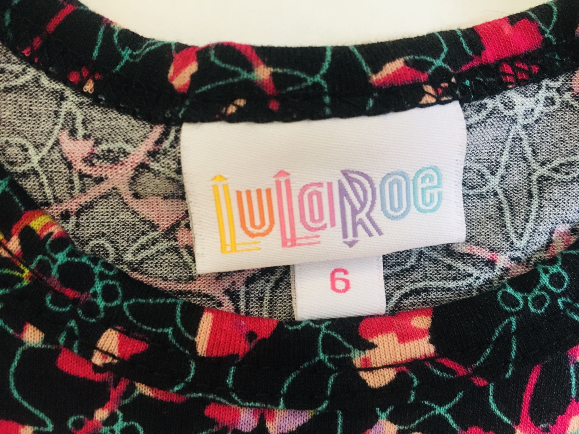 Lularoe Super Flare Dress- Girls sz 6