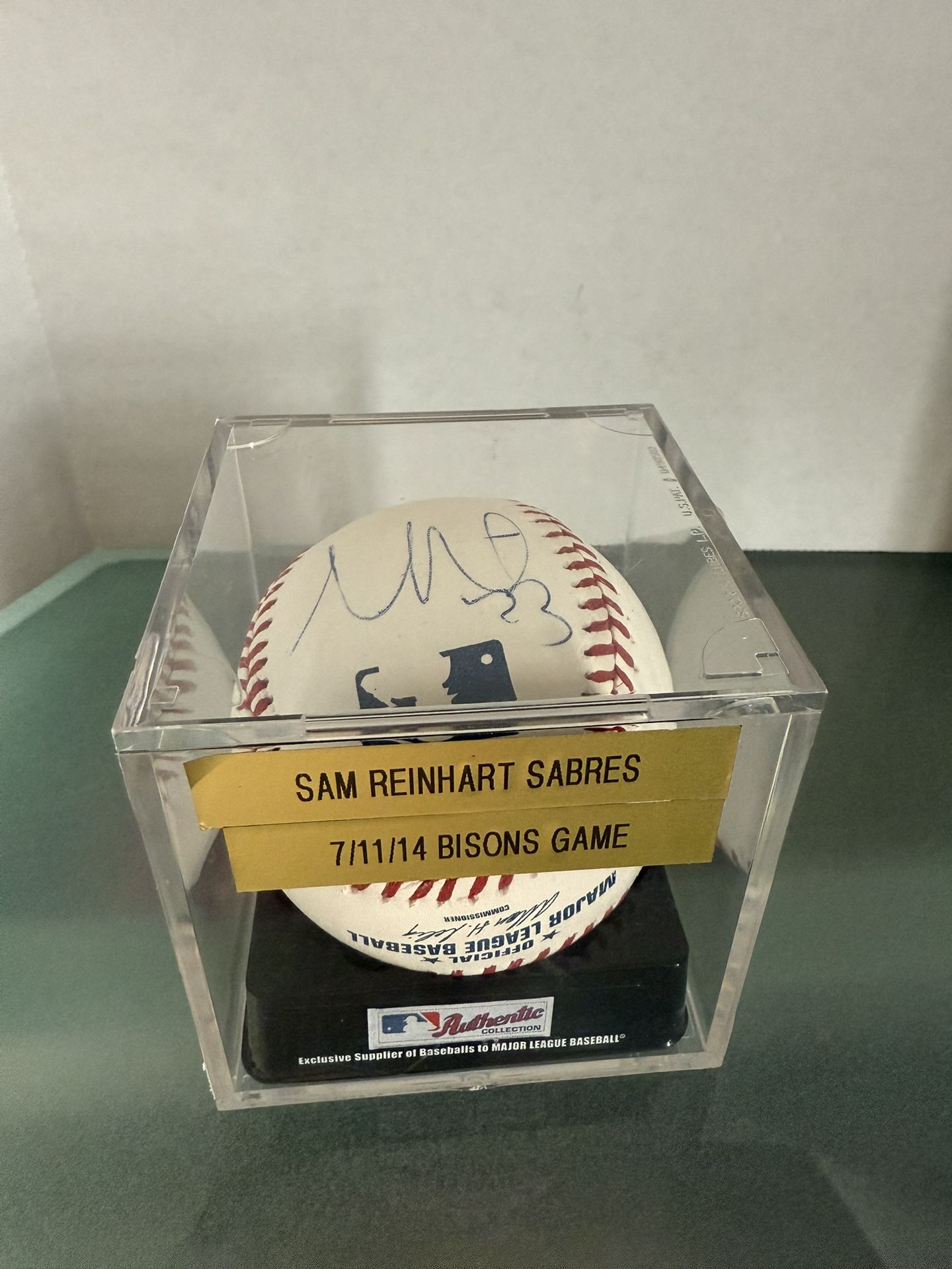 Sam Reinhart Sabres 7/11/14 Signed Baseball