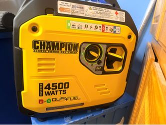 4500 Watt Generator Dual Fuel with quiet technology