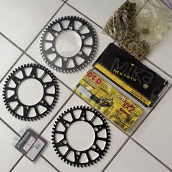 Dirt Bike Rear Sprockets And Chains
