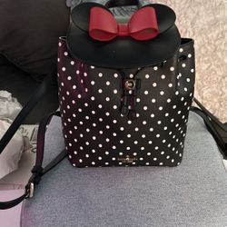 Backpack, Mickey Mouse, Black And Red