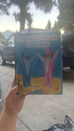 Inflatable shark costume
