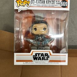 Funko Pop No Katan Kryze On Throne Star Wars