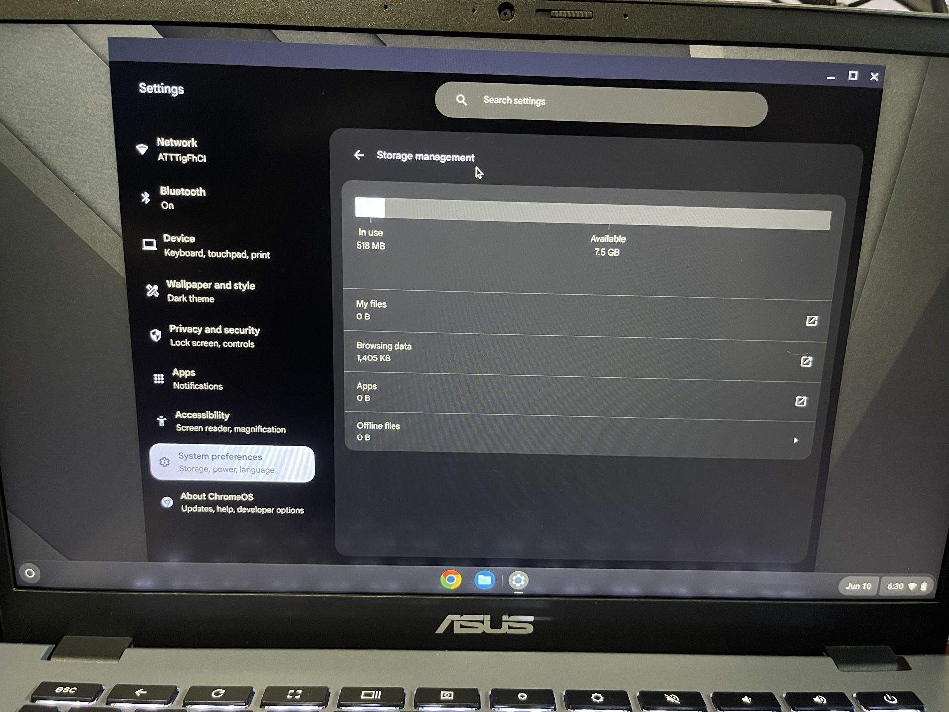 14” Asus Chrombook