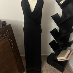 Sexy halter dress with low cowl  neckline from Bali