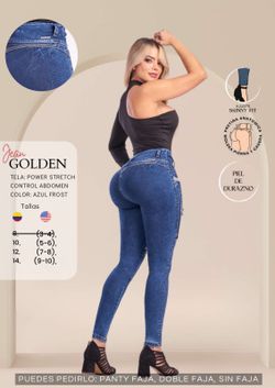 Jeasn colombiano con pedrería