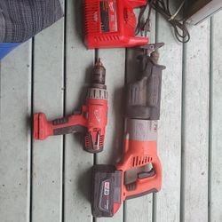 Milwaukee Sawzall  And Drill