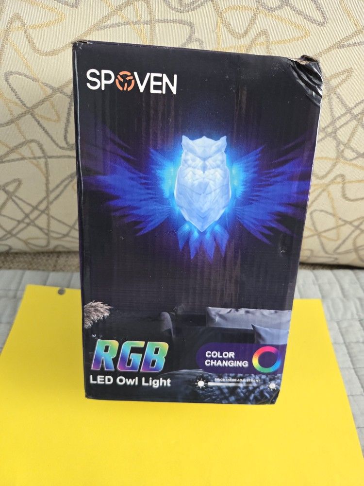 Harry Potter OWL LED Light Color Changing USB-C Long Battery Remote Control Acti