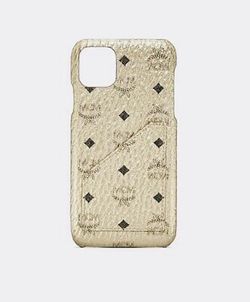 GOLD MCM  11 PRO IPHONE CASE 