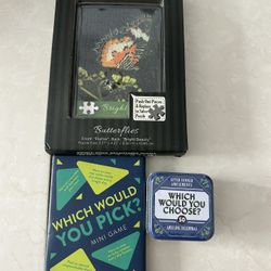 Board games which would you choose + double sided Brainteaser puzzle