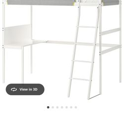 IKEA Loft Bed W/ Desk