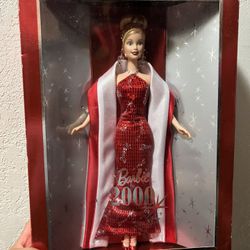 Barbie Mattel Barbie 2000 Red Dress