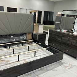 ✨ Italian Lacquer Bedroom Set – Modern Luxury at Its Finest ✨