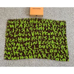 Louis Vuitton graffiti scarf, Stephanie Sprouse