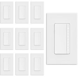 ELEGRP Dimmer Switch, Digital Dimmer Light Switch for LED Lights, 3 Way Dimmer