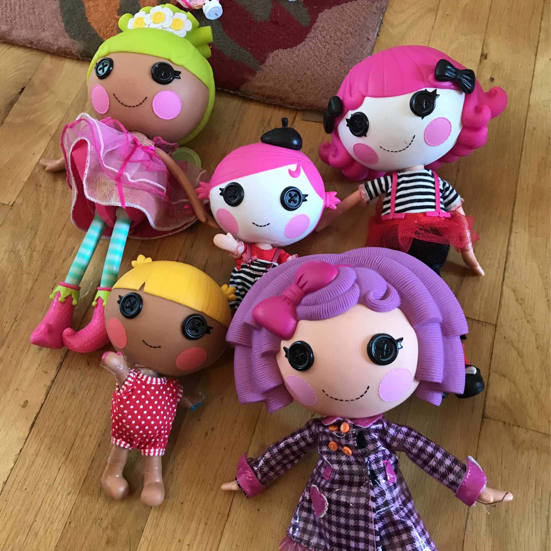 Lot Of 5 Lalaloopsy Toy Dolls 