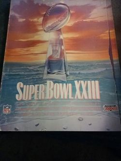 Jan 22 1989 super bowl program