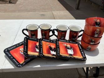 Chef Dinnerware set, $30 OBO