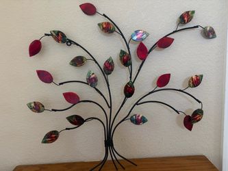 Contemporary Metal Tree Wall Art