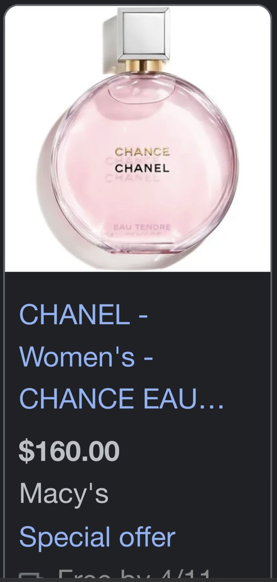 Chanel Chance Perfume