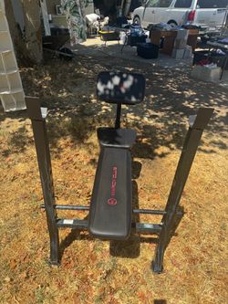 Workout bench, Marcy club