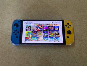 NINTENDO SWITCH OLED MOD with 512GB SD and 7500 GAMES