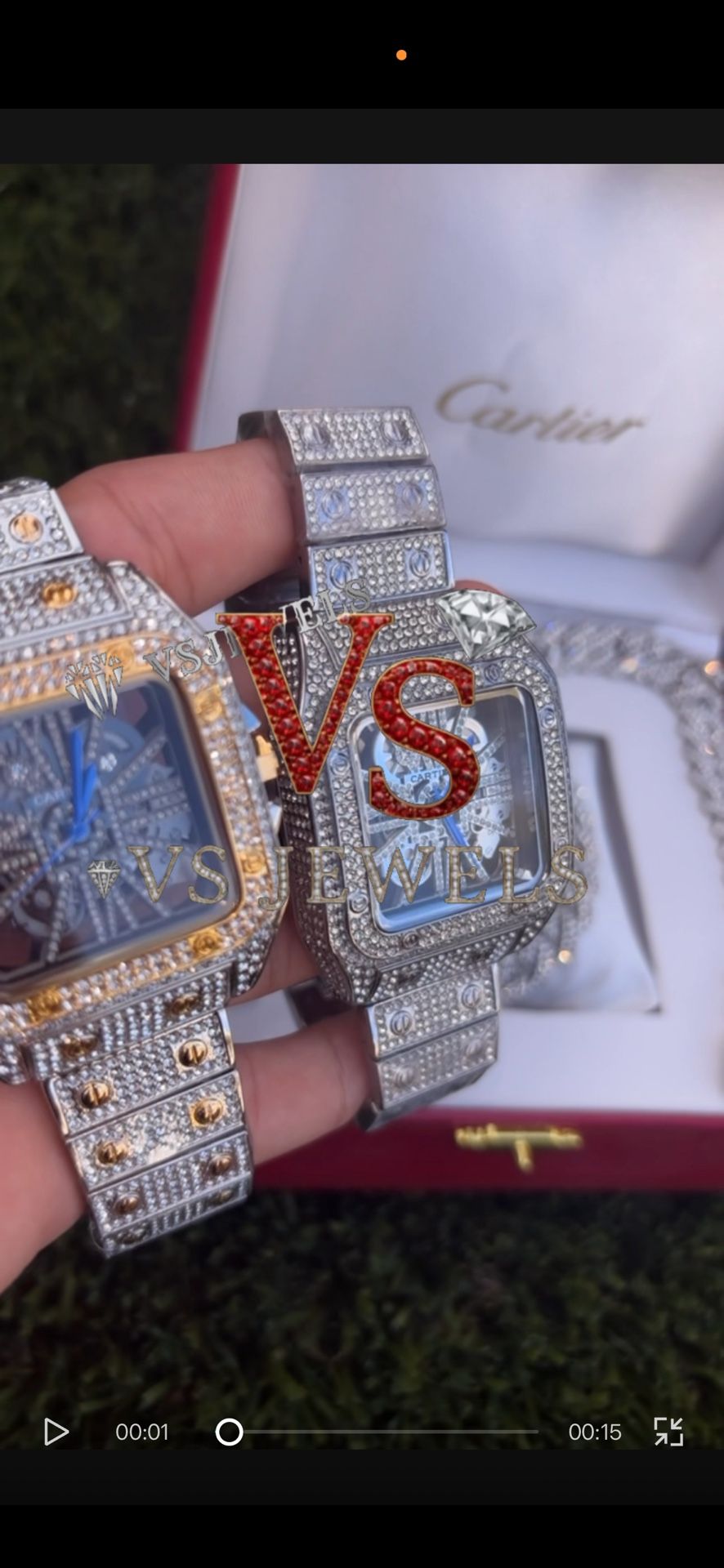 Iced out Bussdown Watches