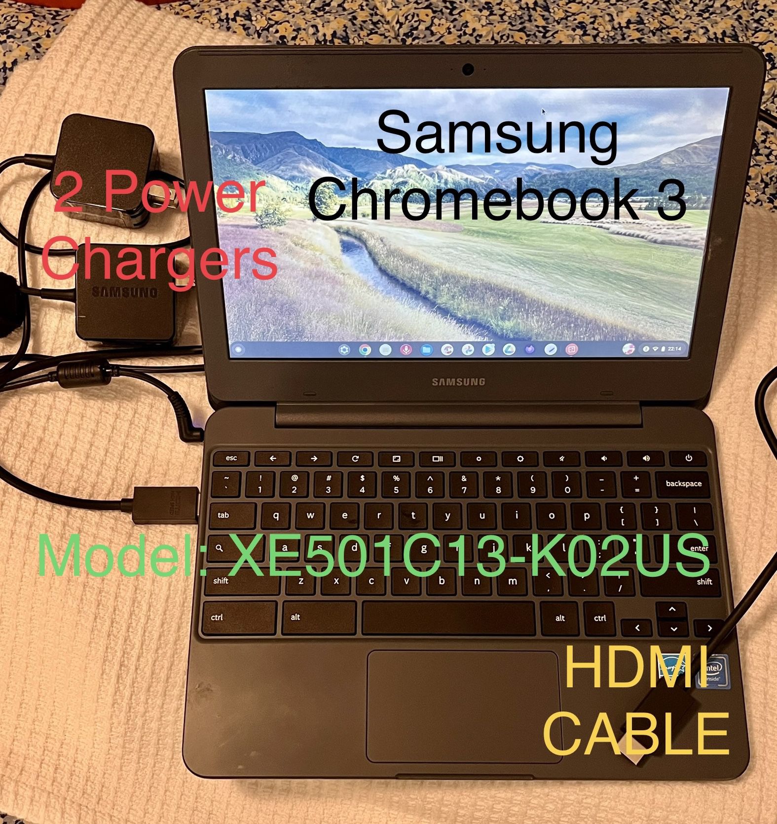 Samsung Chromebook 3 XE502C13-K02US