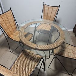 Table Set With Chairs