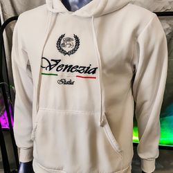 Venezia Italia Hoodie Men’s Medium White