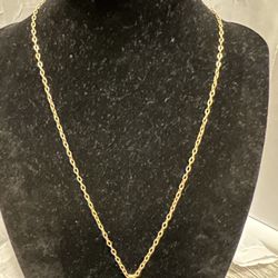 18k Solid Gold Necklace 