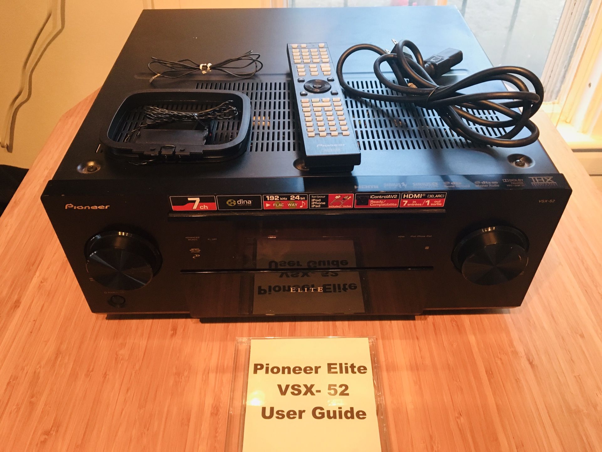 Pioneer Elite VSX-52 Home Theater Receiver