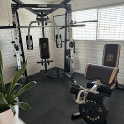 Cage Workout Machine, Full Body Workout Bench For Home Gym