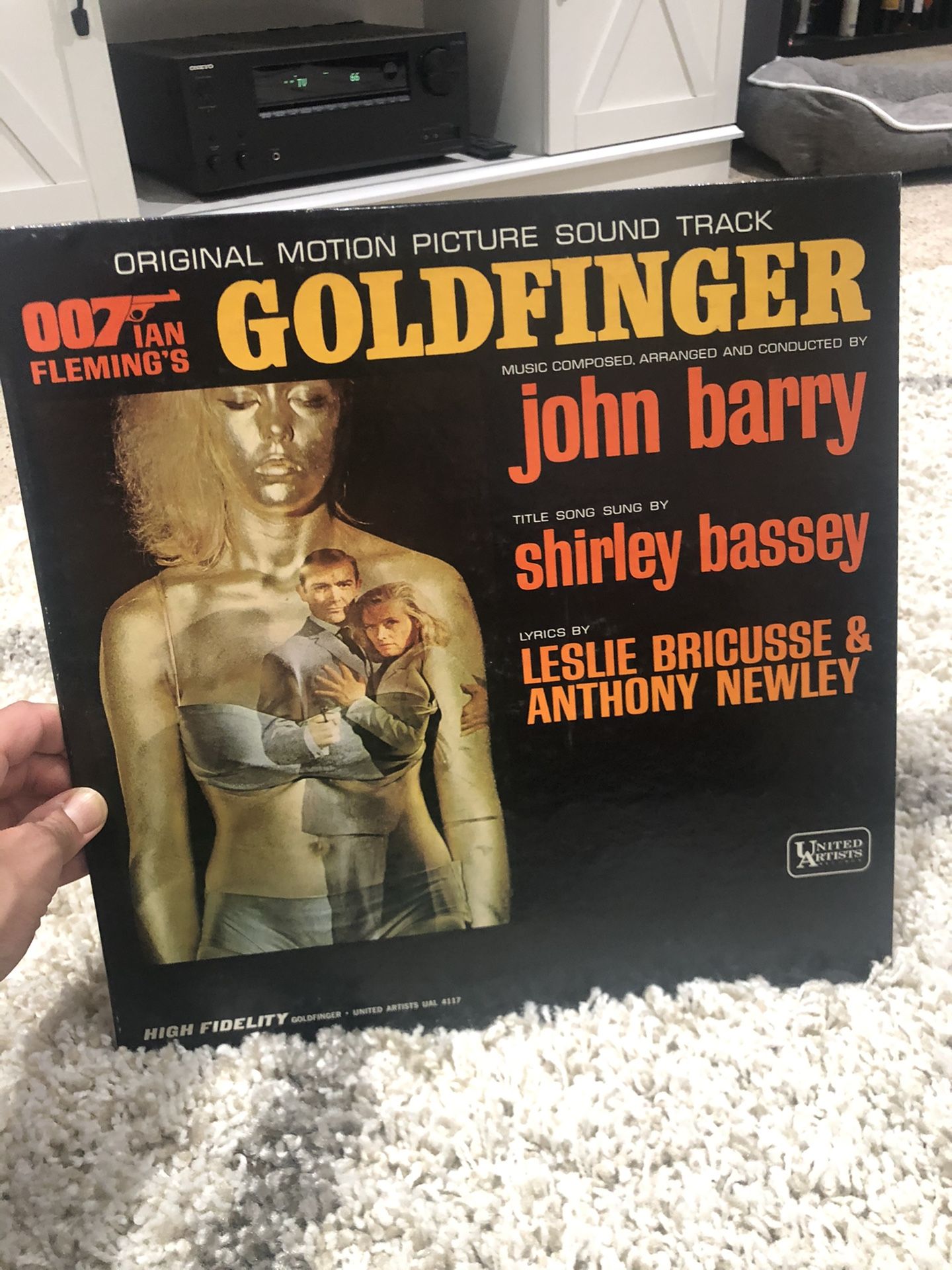 007 goldfinger original motion picture soundtrack lp