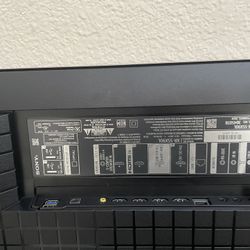 Sony 55” Tv With Wall Mount 