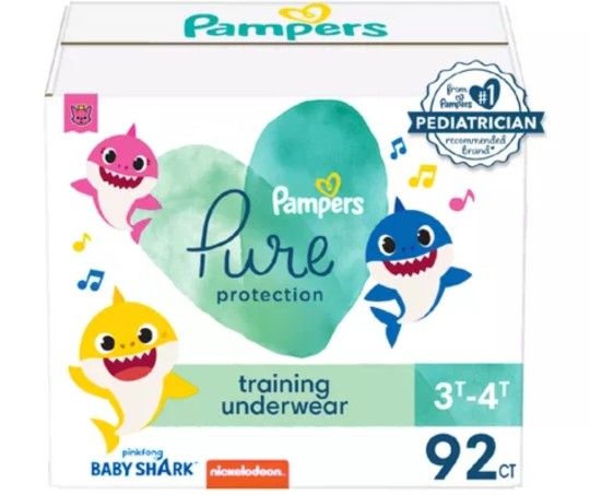 Pampers Pure Protection Size 3T/4T - 92 Count