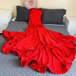 red party dress size S