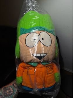 Wow 🤩!! 2008 Comedy Central  Large 18" Kyle Broflovski South Park Plush - New in Original Wrap