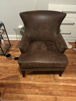 Wingback Chair - Brown