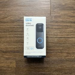 NEW 📷 Amazon Blink Wi-Fi Video Doorbell Camera - Black (Wired and Battery)