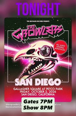 The Growlers- Petco Park 10/2/26