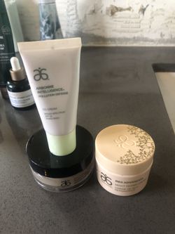 Arbonne cc cream, powder and cream