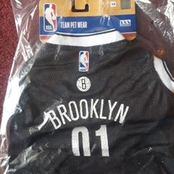 Pets First Brooklyn Nets NBA Mesh Jersey for Dogs