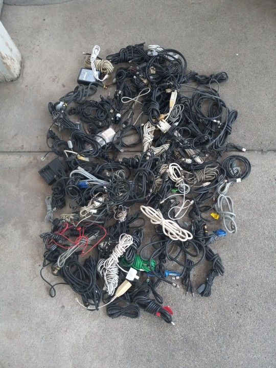 Cables Mix Lot For $20