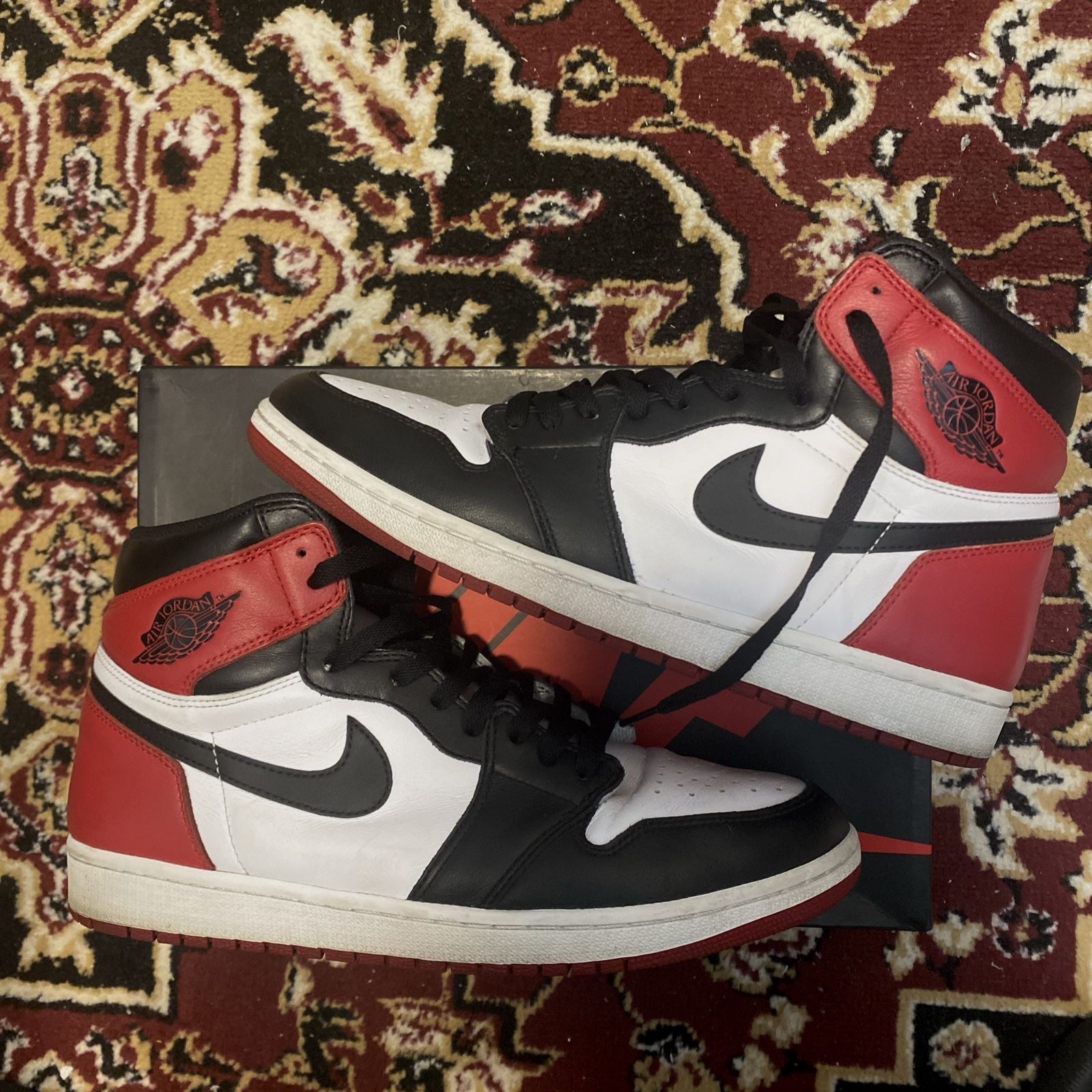 Black Toe (2016) Jordan 1 Retro High OG Size 12 With Receipt,All Products : American Fashion Style Bags On Sale