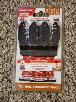 Diablo 1-1/4 in. Universal Fit Carbide Oscillating for Nail-Embedded Wood (3-Pack)