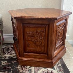 2 Narra Wood Side Tables 