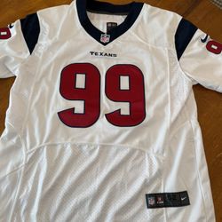 Nike Houston Texans JJ Watt Autographed Size 52 Xxl Jersey