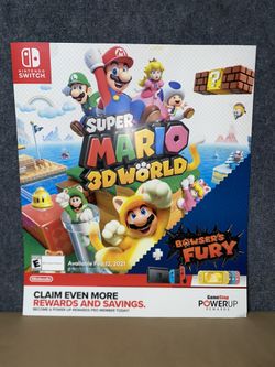 Rare Super Mario 3D World Posters 