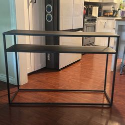 Black Metal Console Table